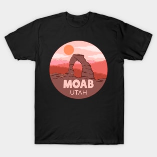 Moab Utah Sunset Minimalist T-Shirt